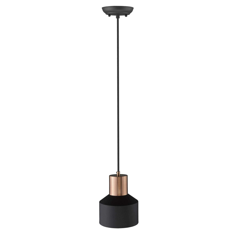 Matte Black and Rose Gold Pendant Hanging Light - Homeroots - Flyclothing LLC