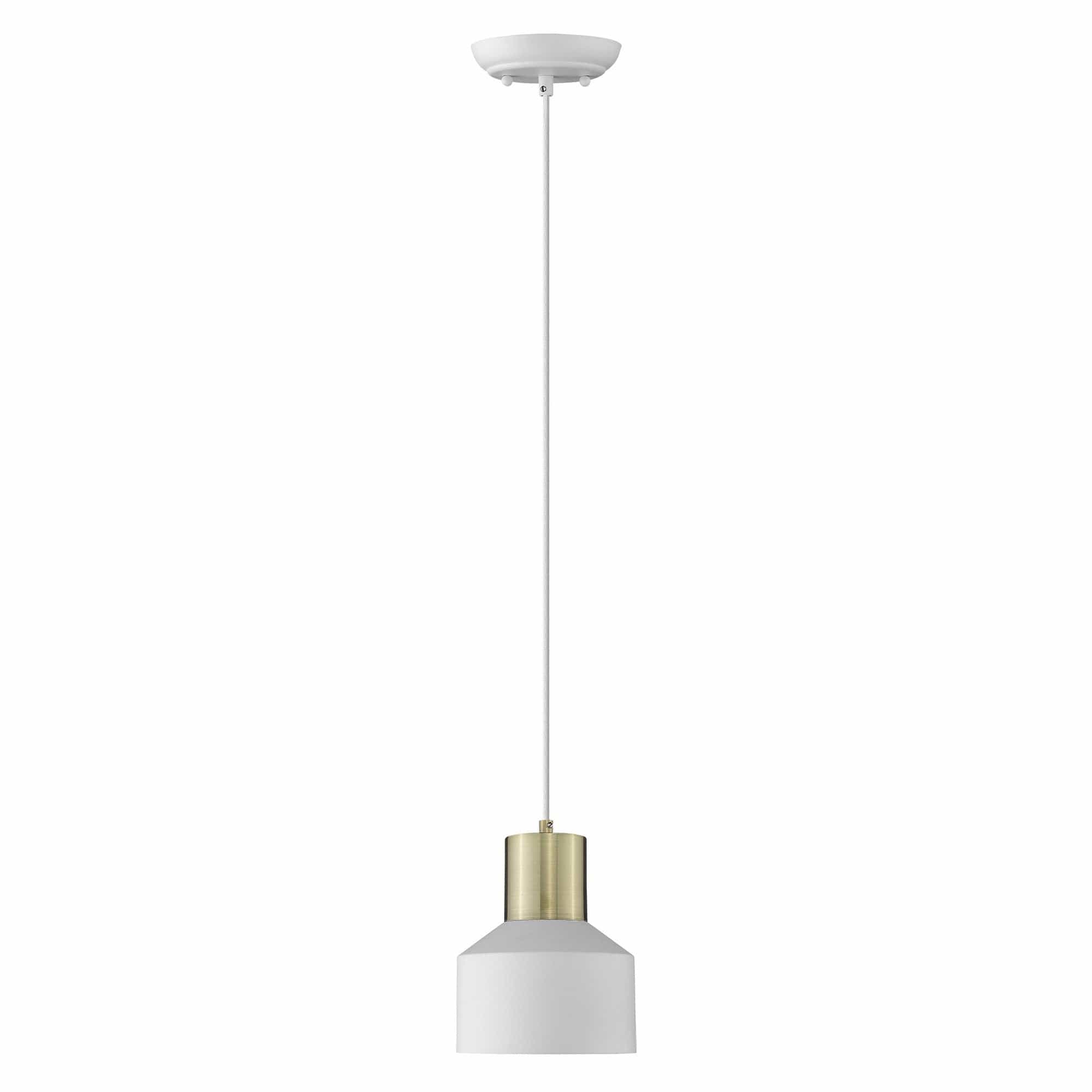 White and Gold Pendant Hanging Light
