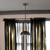 Ingo 1-Light Matte Black Pendant - Homeroots - Flyclothing LLC