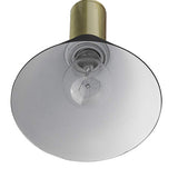 Matte Black and Gold Conical Pendant Hanging Light - Homeroots - Flyclothing LLC