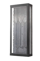 Charleston 3-Light Oil-Rubbed Bronze Shadowbox Wall Light (Large) - Homeroots - Flyclothing LLC