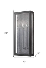 Charleston 3-Light Oil-Rubbed Bronze Shadowbox Wall Light (Large) - Homeroots - Flyclothing LLC