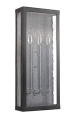 Charleston 3-Light Oil-Rubbed Bronze Shadowbox Wall Light (Large) - Homeroots - Flyclothing LLC