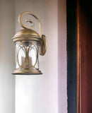 Lincoln 4-Light Antique Brass Wall Light - Homeroots