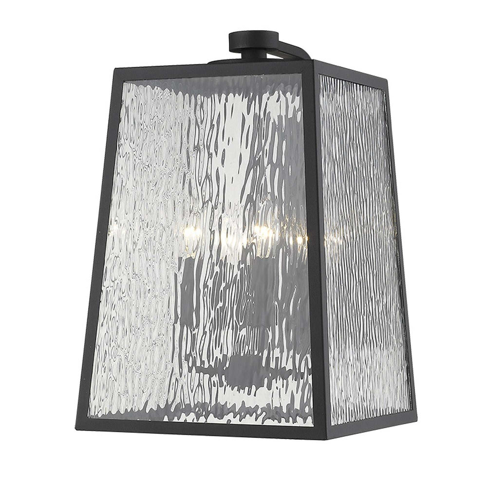 Hirche 4-Light Matte Black Wall Light - Homeroots - Flyclothing LLC