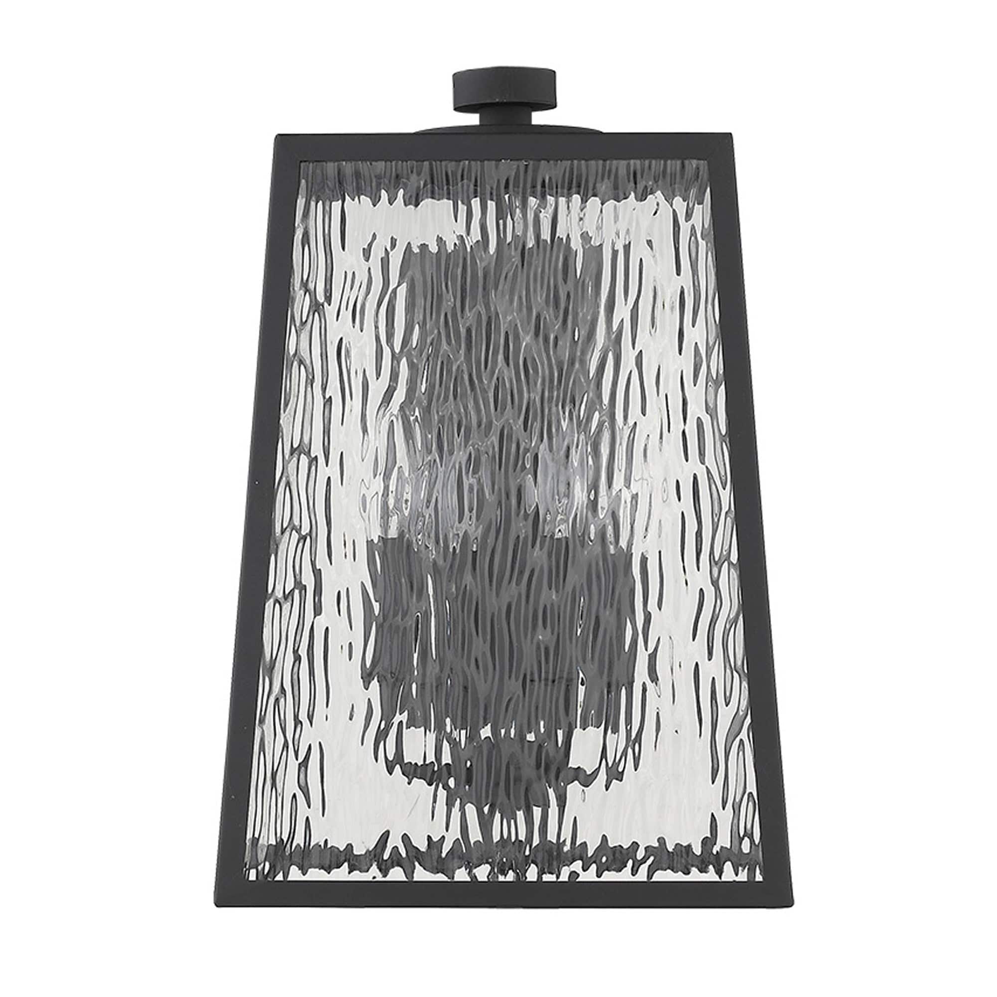Hirche 4-Light Matte Black Wall Light - Homeroots