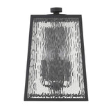 Hirche 4-Light Matte Black Wall Light - Homeroots