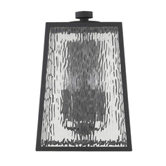 Hirche 4-Light Matte Black Wall Light - Homeroots