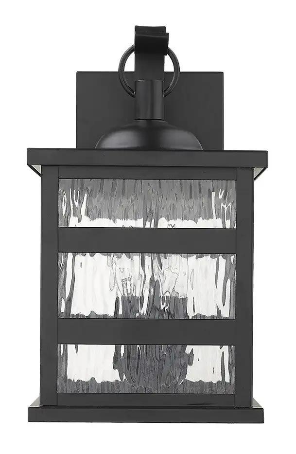Morris 3-Light Matte Black Wall Light - Homeroots