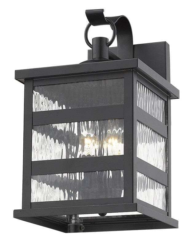 Morris 3-Light Matte Black Wall Light - Homeroots - Flyclothing LLC