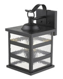 Morris 3-Light Matte Black Wall Light - Homeroots