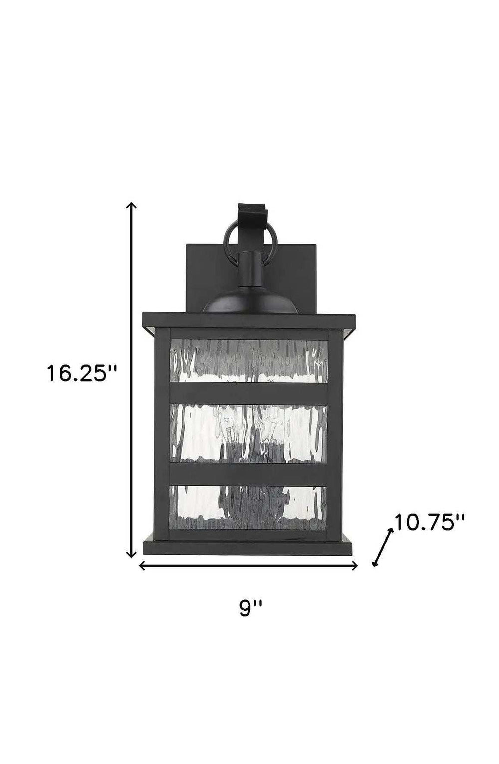 Morris 3-Light Matte Black Wall Light - Homeroots - Flyclothing LLC