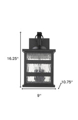 Morris 3-Light Matte Black Wall Light - Homeroots