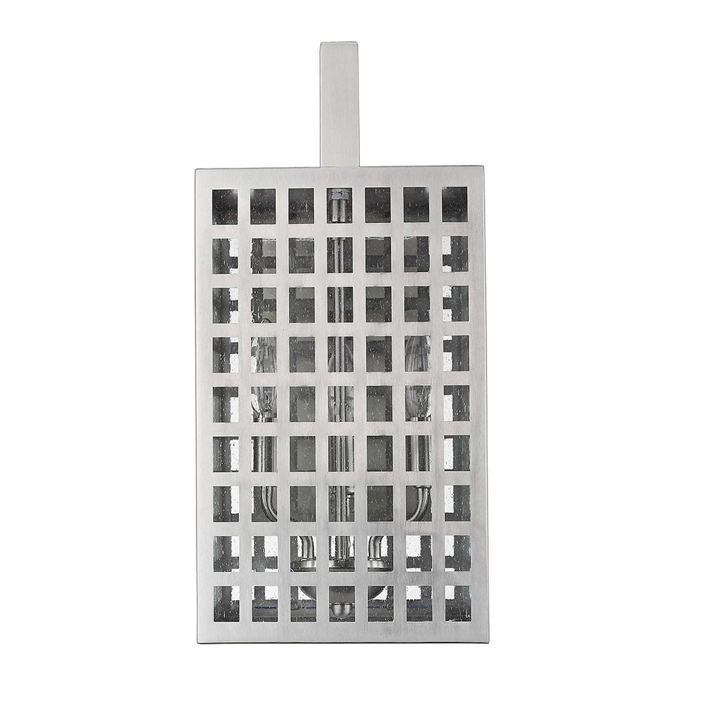 Letzel 3-Light Satin Nickel Wall Light - Homeroots - Flyclothing LLC