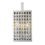 Letzel 3-Light Satin Nickel Wall Light - Homeroots - Flyclothing LLC