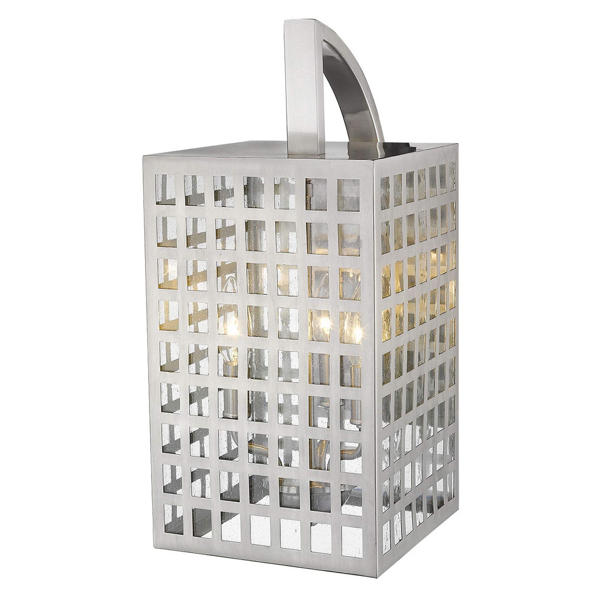 Letzel 3-Light Satin Nickel Wall Light - Homeroots - Flyclothing LLC