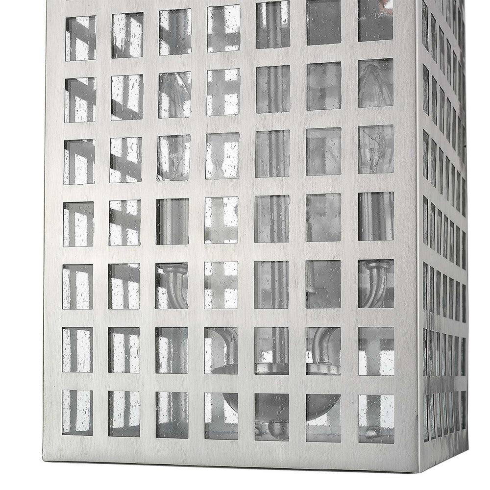 Letzel 3-Light Satin Nickel Wall Light - Homeroots - Flyclothing LLC