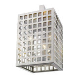 Letzel 3-Light Satin Nickel Wall Light - Homeroots - Flyclothing LLC