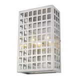 Letzel 2-Light Satin Nickel ADA Wall Sconce - Homeroots - Flyclothing LLC