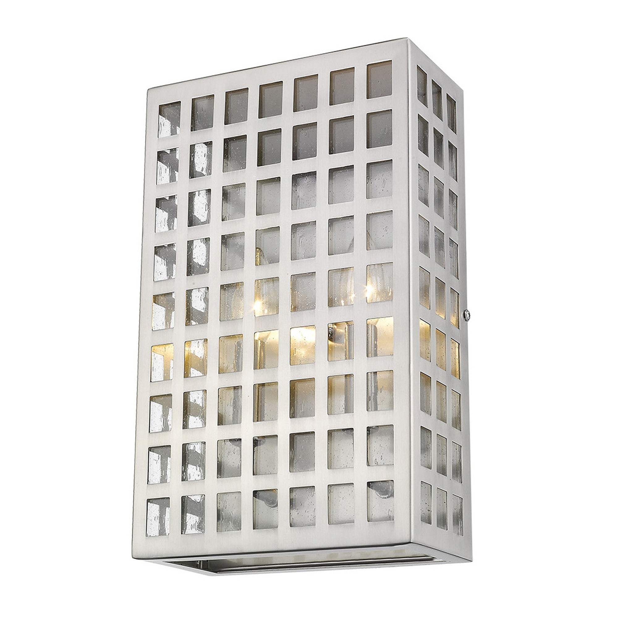 Letzel 2-Light Satin Nickel ADA Wall Sconce - Homeroots - Flyclothing LLC