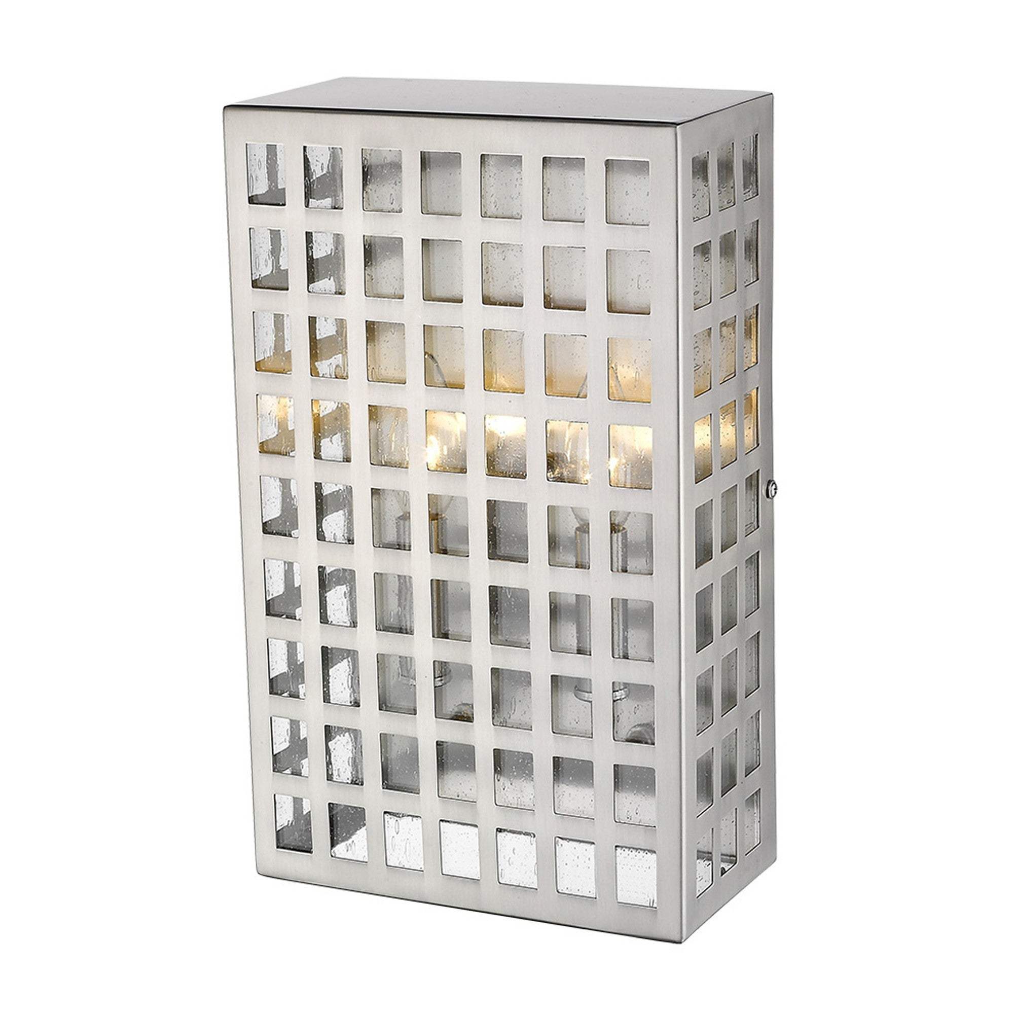 Letzel 2-Light Satin Nickel ADA Wall Sconce - Homeroots - Flyclothing LLC