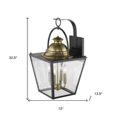 Savannah 4-Light Oil-Rubbed Bronze Wall Light - Homeroots
