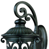 Naples 3-Light Matte Black Wall Light - Homeroots