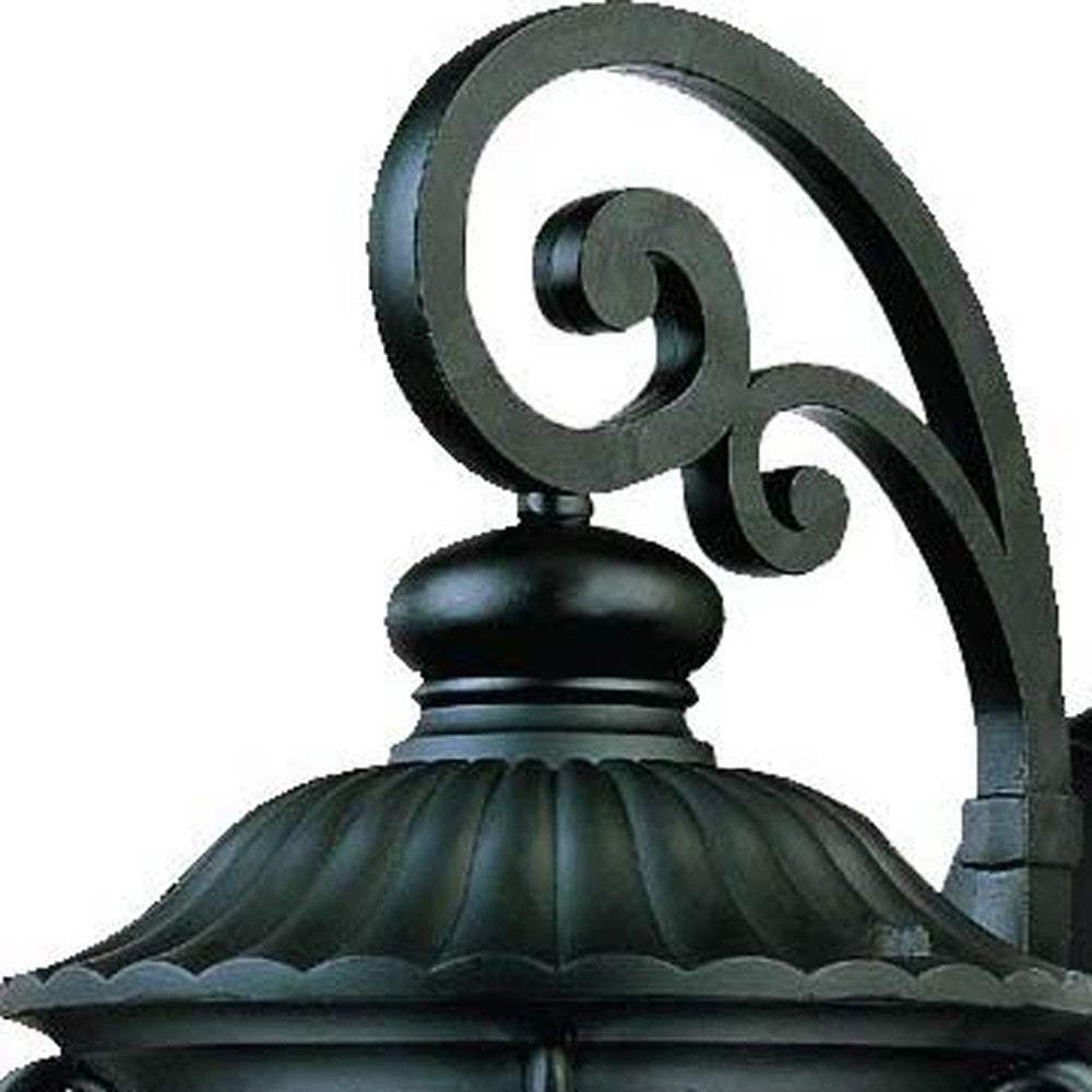 Naples 3-Light Matte Black Wall Light - Homeroots - Flyclothing LLC