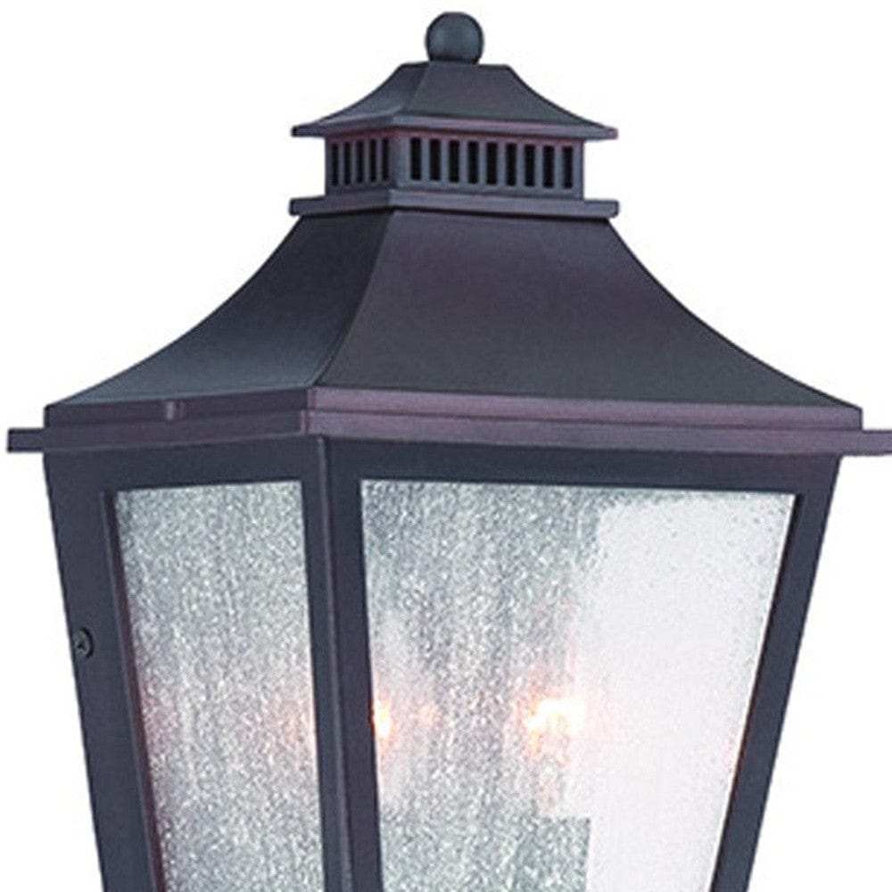 Antique Bronze Two Light Pocket Lantern Wall Light - Homeroots - Flyclothing LLC