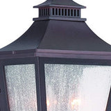 Antique Bronze Two Light Pocket Lantern Wall Light - Homeroots - Flyclothing LLC