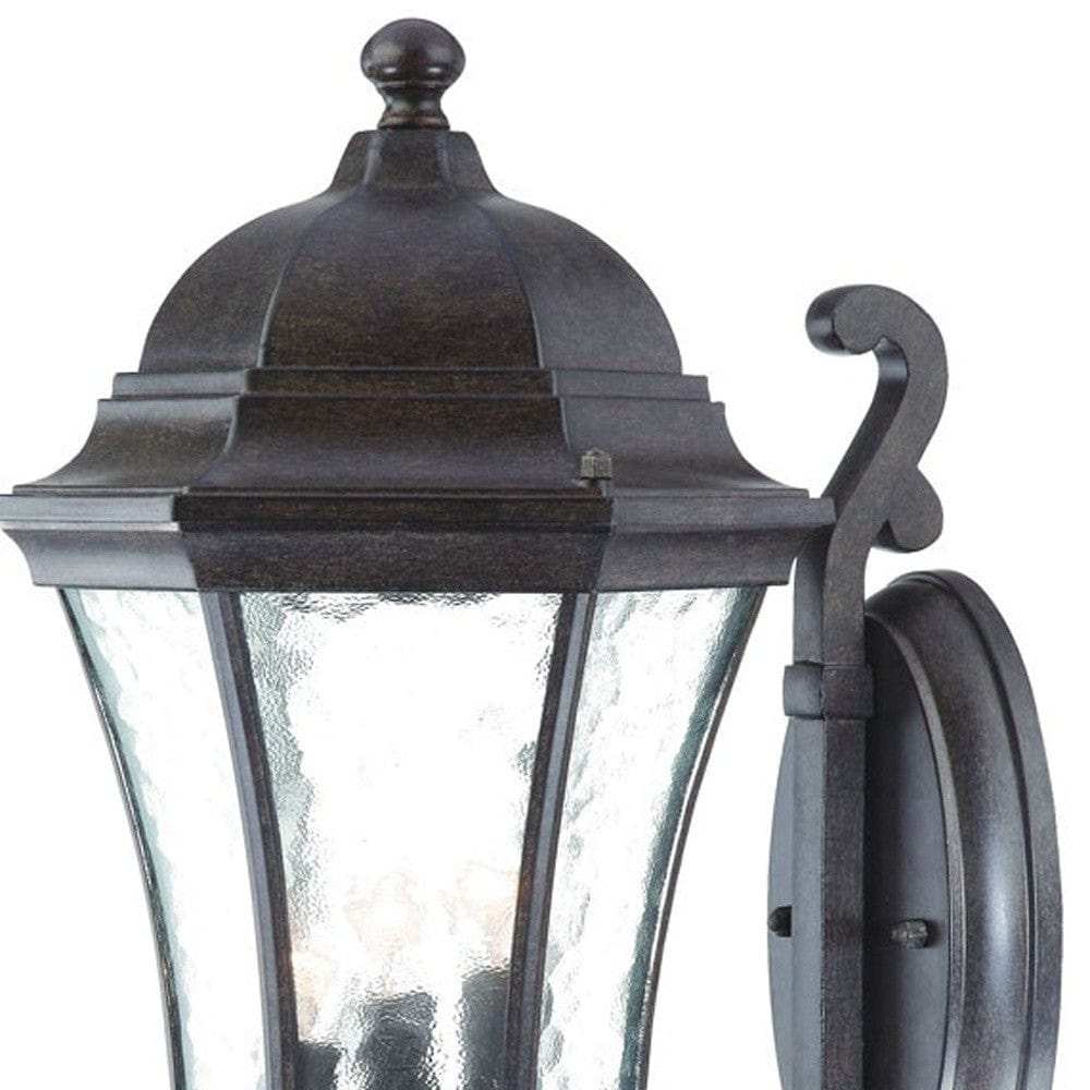 XL Antique Black Tapered Lantern Wall Light - Homeroots - Flyclothing LLC