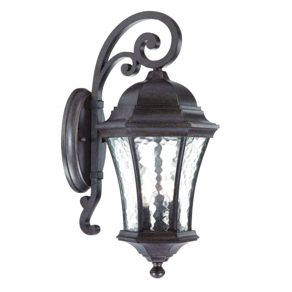 XL Antique Black Tapered Hanging Lantern Wall Light - Homeroots - Flyclothing LLC