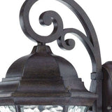 XL Antique Black Tapered Hanging Lantern Wall Light - Homeroots - Flyclothing LLC