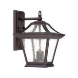 XL Antique Bronze Birdhouse Shape Outdoor Wall Light - Homeroots