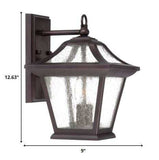 XL Antique Bronze Birdhouse Shape Outdoor Wall Light - Homeroots - Flyclothing LLC