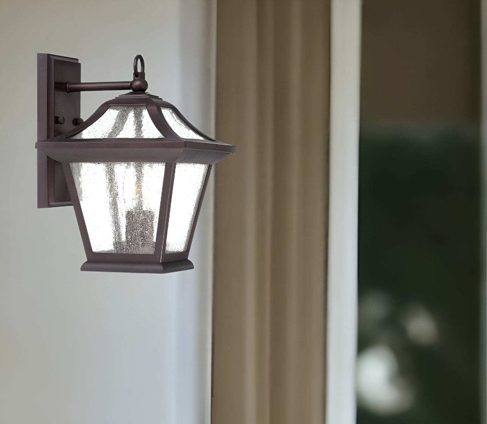 XL Antique Bronze Birdhouse Shape Outdoor Wall Light - Homeroots - Flyclothing LLC