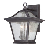 XL Matte Black Birdhouse Shape Outdoor Wall Light - Homeroots