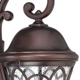 XL Bronze Tapered Goblet Wall Light - Homeroots