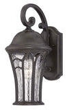 XL Matte Black Tapered Goblet Wall Light - Homeroots