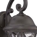 XL Matte Black Tapered Goblet Wall Light - Homeroots - Flyclothing LLC
