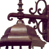 Dark Brown Hanging Ornamental Lantern Wall Light - Homeroots - Flyclothing LLC