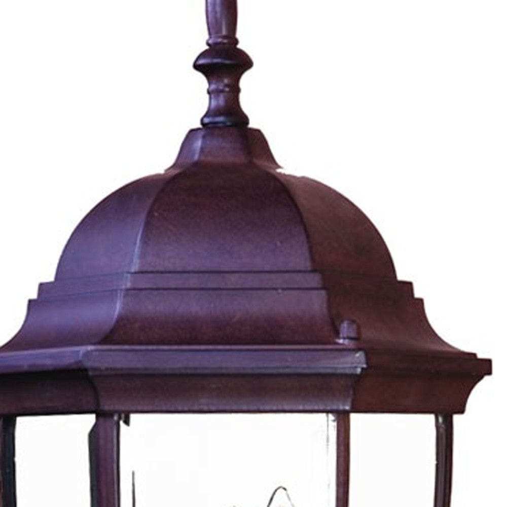 Dark Brown Ornamental Lantern Wall Light - Homeroots - Flyclothing LLC