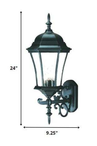 Matte Black Ornamental Carousel Lantern Wall Light - Homeroots - Flyclothing LLC