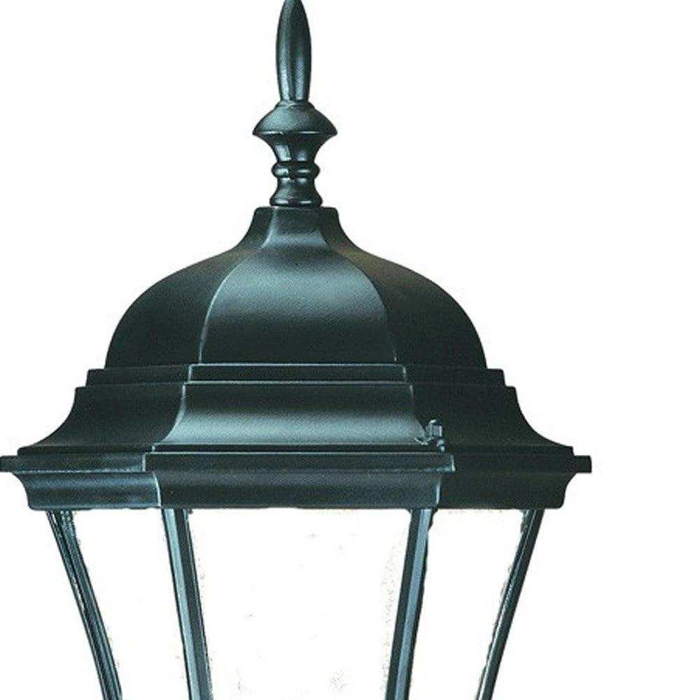 Matte Black Ornamental Carousel Lantern Wall Light - Homeroots - Flyclothing LLC