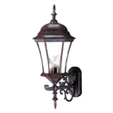 Dark Brown Ornamental Carousel Lantern Wall Light - Homeroots