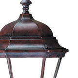 Dark Brown Ornamental Carousel Lantern Wall Light - Homeroots - Flyclothing LLC
