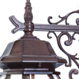 Three Light Dark Brown Hanging Glass Globe Wall Light - Homeroots - Flyclothing LLC