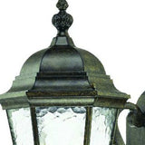 Two Light Antique Black Carousel Lantern Wall Light - Homeroots - Flyclothing LLC
