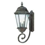 Telfair 3-Light Black Coral Wall Light - Homeroots
