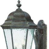 Telfair 3-Light Black Coral Wall Light - Homeroots